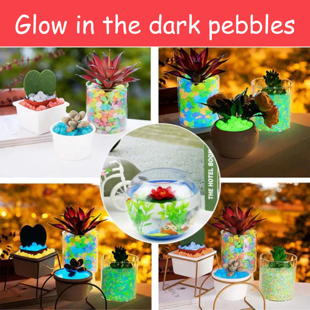 Glow In Dark Garden Rocks (Pack Of 100 pcs)