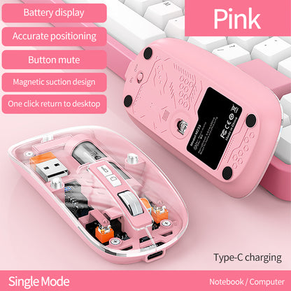 Wireless Dual Mode Rechargeable Mouse