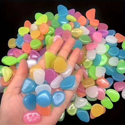 Glow In Dark Garden Rocks (Pack Of 100 pcs)