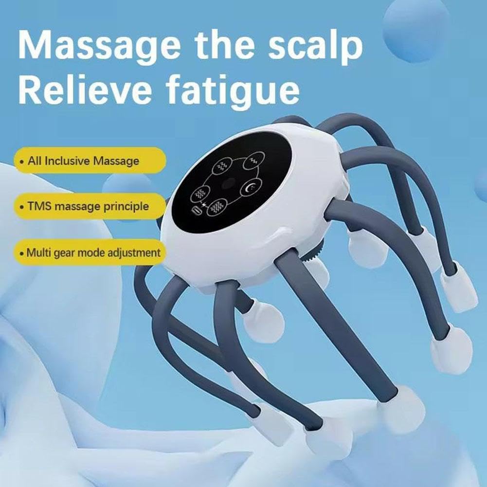 Calm and Relaxing Octopus Head Massager