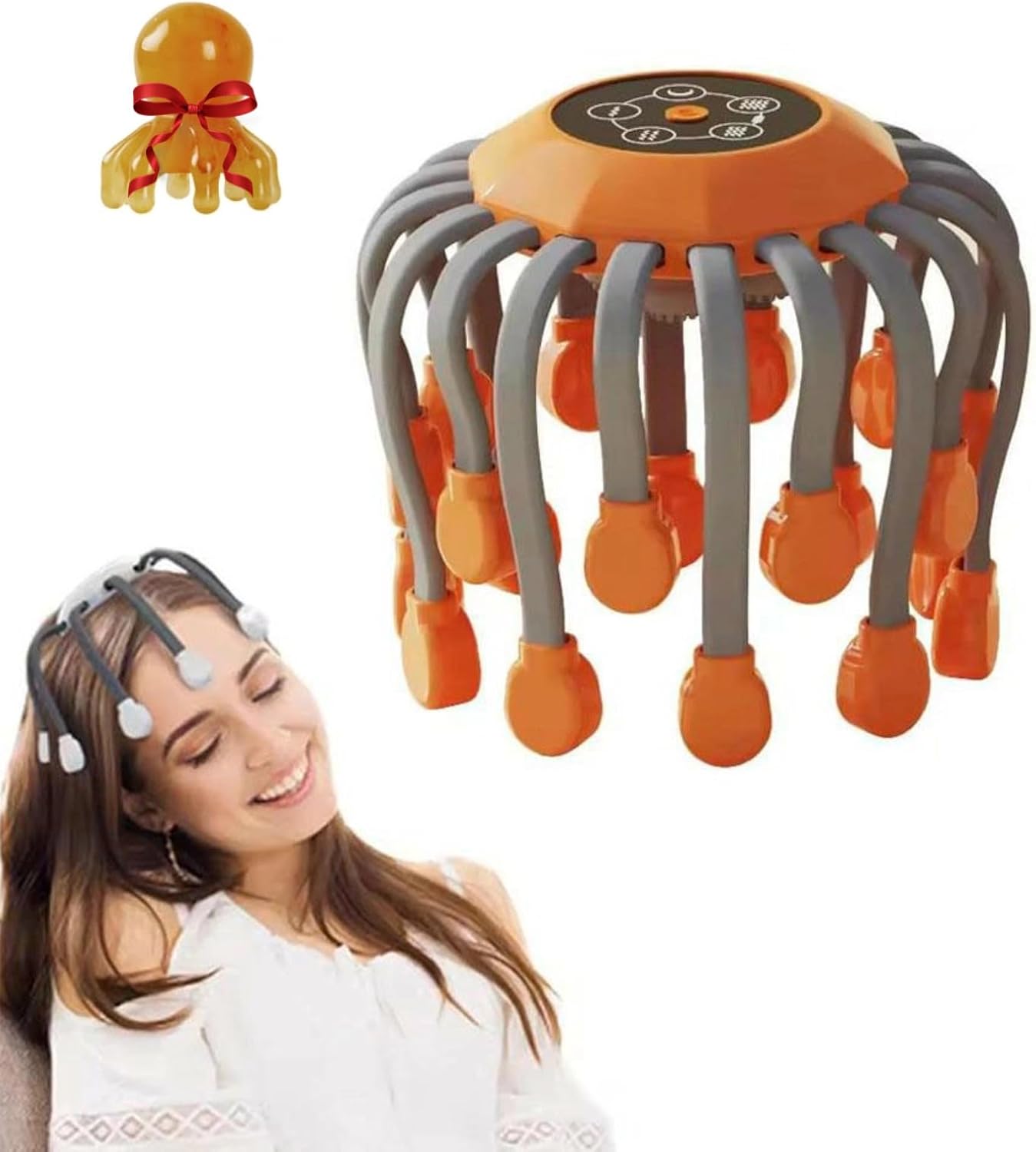 Calm and Relaxing Octopus Head Massager