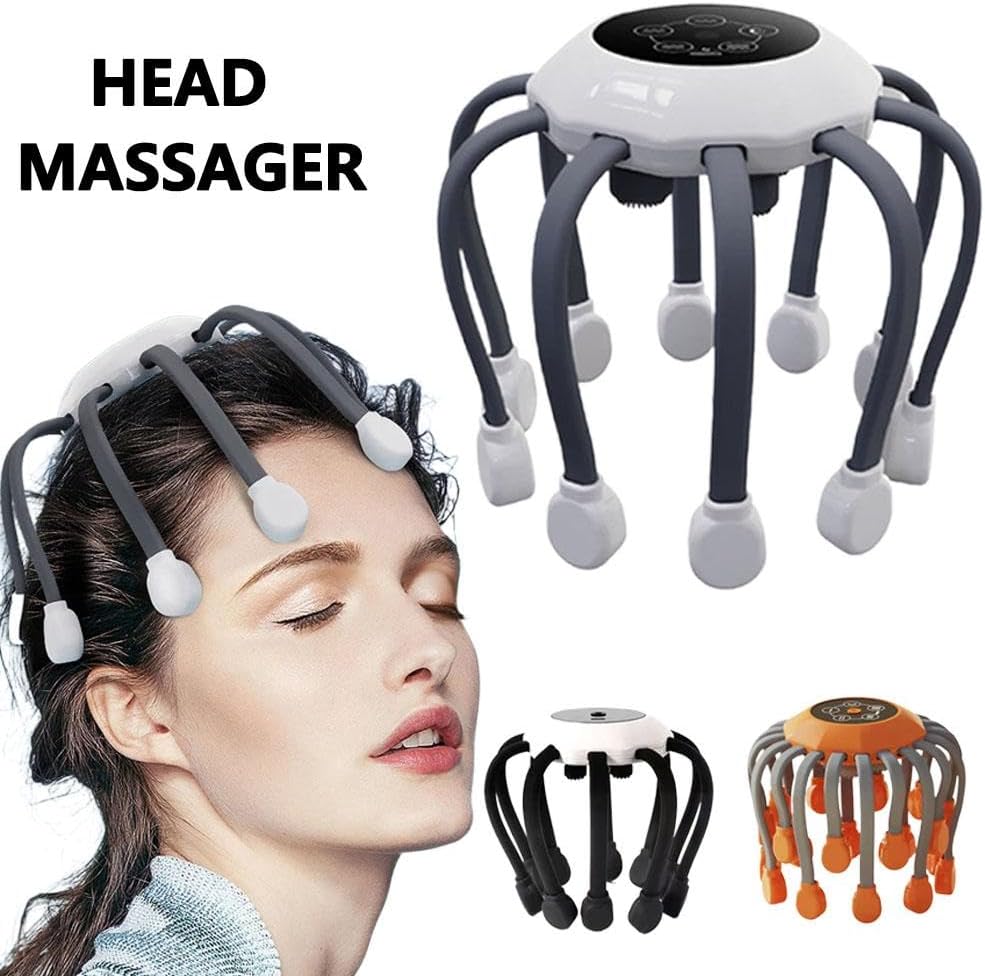 Calm and Relaxing Octopus Head Massager