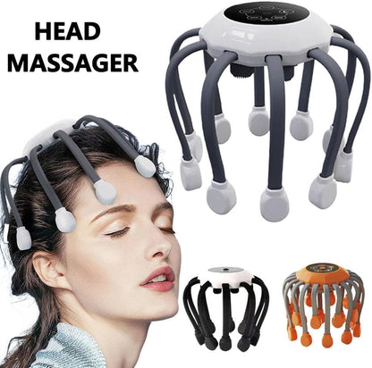 Calm and Relaxing Octopus Head Massager
