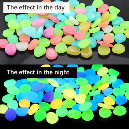 Glow In Dark Garden Rocks (Pack Of 100 pcs)