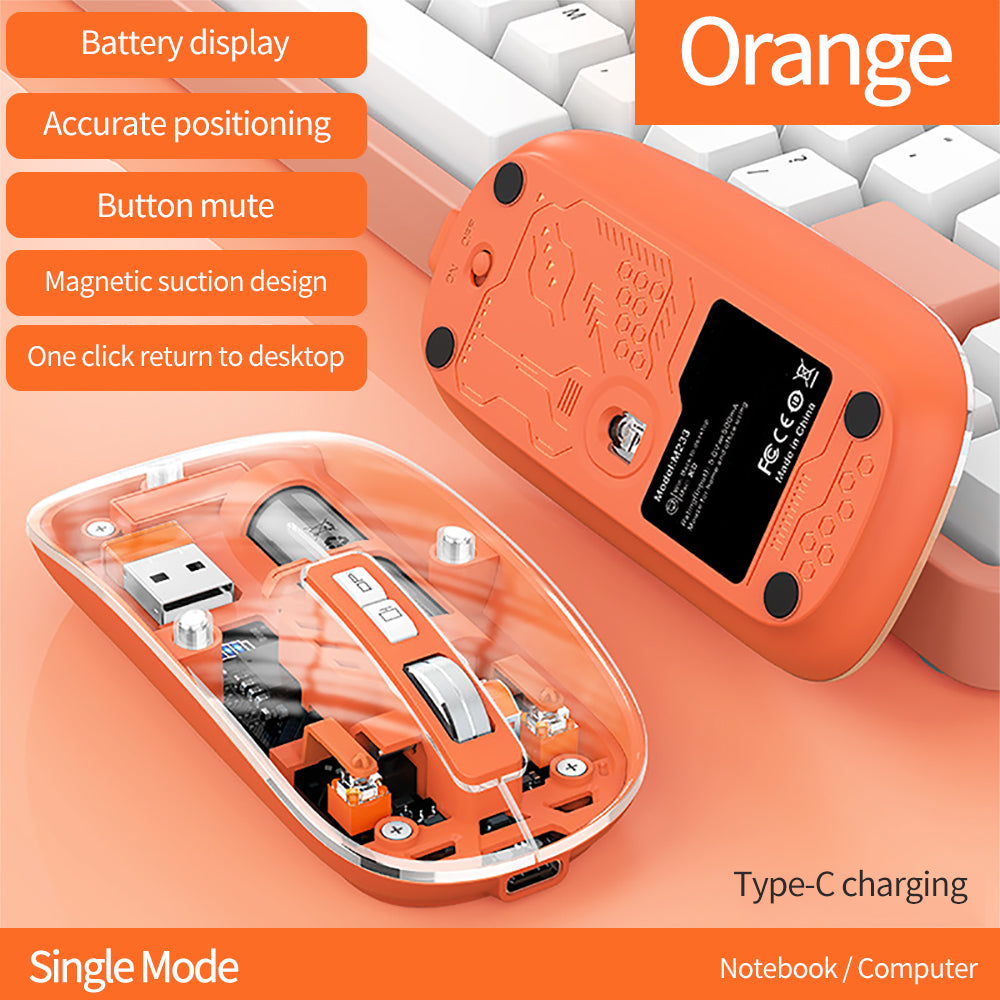 Wireless Dual Mode Rechargeable Mouse